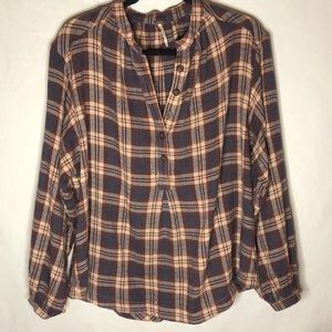 Free People Isabella Mock Flannel
